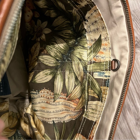 BNWT Custom Design 100% Lambskin Leather Convertible Bag in Cognac / Espresso - Picture 9 of 16